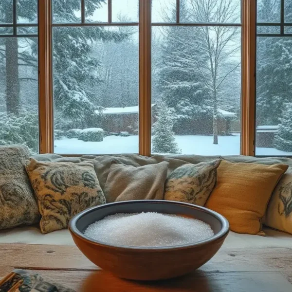 This is why you should place a bowl of salt water near the windows of the house in winter